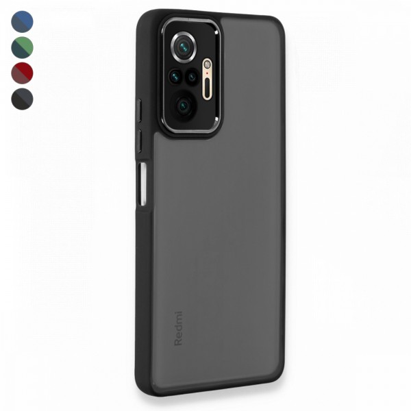Xiaomi Redmi Note 10 Pro 4G Kılıf Freya Lazer Lens Kamera Çerçevel…
