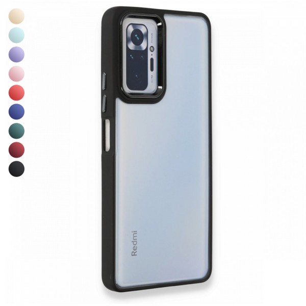 Xiaomi Redmi Note 10 Pro 4G Kılıf Luna Lens Kamera Çerçeveli Silik…