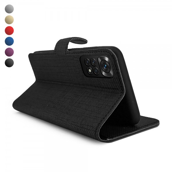 Xiaomi Redmi Note 11 / 11s Kılıf FitCase Fabric Kapaklı Cüzdanlı…