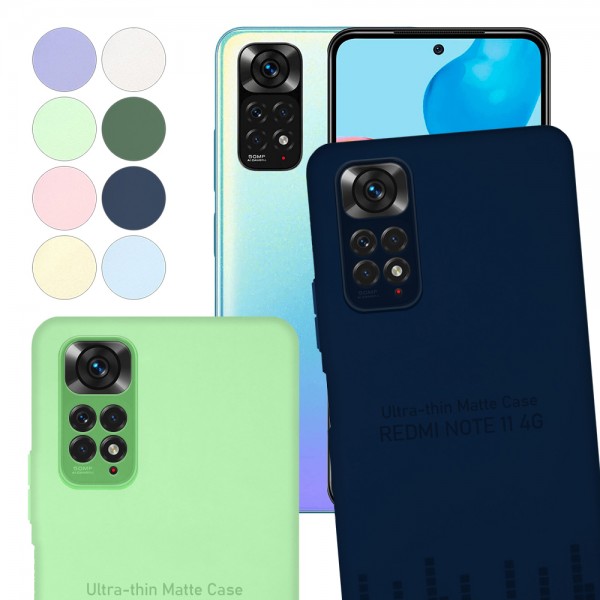 Xiaomi Redmi Note 11 / Note 11S Kılıf Kamera Korumalı Mat Ultra İn…