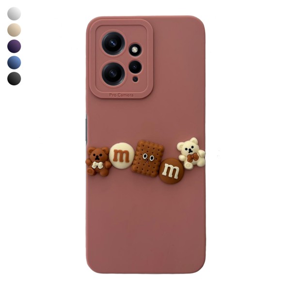 Xiaomi Redmi Note 12 4G Kılıf 3D M Bear Kamera Korumalı Silikon Kap…