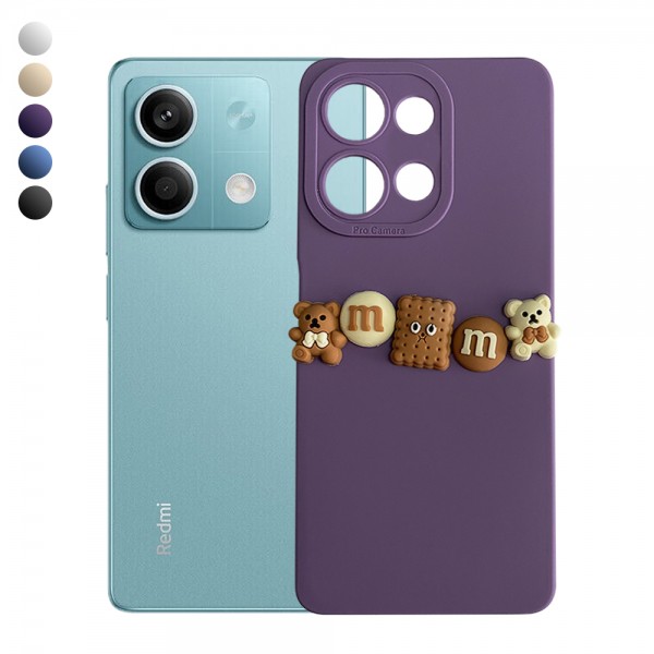Xiaomi Redmi Note 13 5G Kılıf 3D M Bear Kamera Korumalı Silikon Kap…