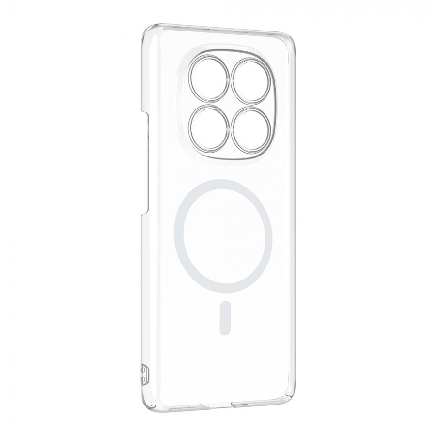 Xiaomi Redmi Note 14 Pro Plus Kılıf Combo Seri Magsafe Özellikli Sararmaz Sert Şeffaf Kapak