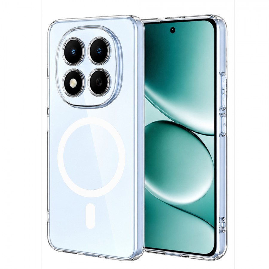 Xiaomi Redmi Note 15 Pro 4G Kılıf Combo Seri Magsafe Özellikli Sararmaz Sert Şeffaf Kapak Xiaomi Redmi Note 15 Pro 4G Kılıf Combo Seri Magsafe Özellikli Sararmaz Sert Şeffaf Kapak