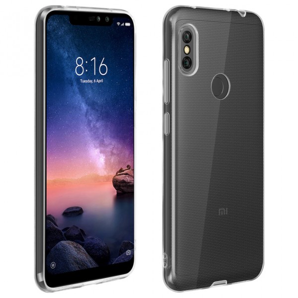 Xiaomi Redmi Note 6 Kılıf FitCase Toz Koruma Tıpalı Şeffaf A…