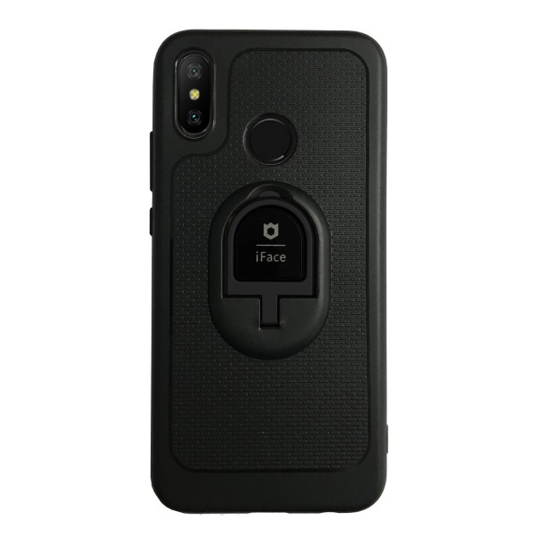 Xiaomi Redmi Note 6 PRO - iFace Yüzük Tutuculu Arka Kapak Halka-Siyah&hellip;