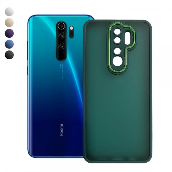 Xiaomi Redmi Note 8 Pro Kılıf Freya Lazer Lens Kamera Çerçeveli Si…