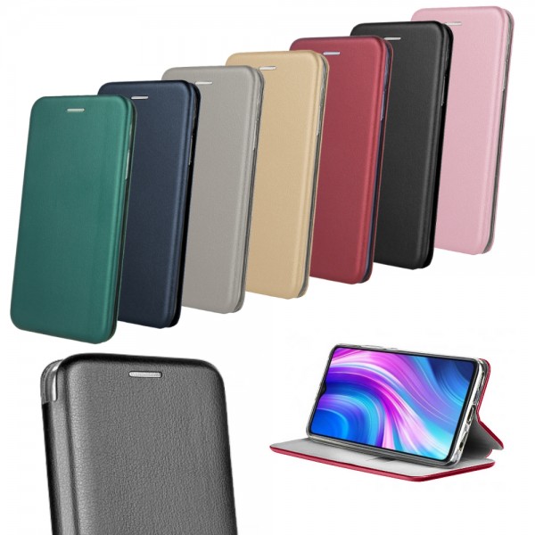 Xiaomi Redmi Note 8 Pro Kılıf Shell Manyetik Kapaklı Kartlıklı Stantl&hellip;