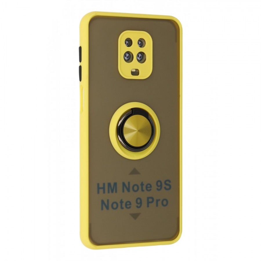 Xiaomi Redmi Note 9S / 9 Pro Kılıf Montrea Ring Yüzük Stantlı Kapak Xiaomi Redmi Note 9S / 9 Pro Kılıf Montrea Ring Yüzük Stantlı Kapak