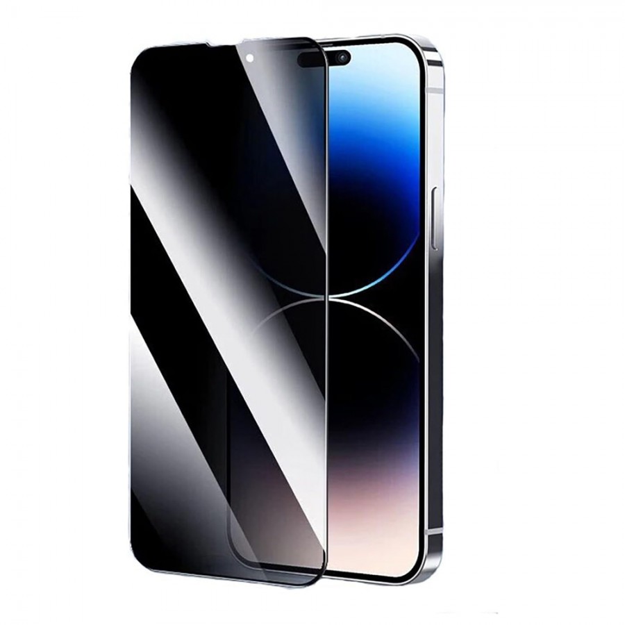 Yesido iPhone 15 Premium 5D Privacy Hayalet Cam Ekran Koruyucu