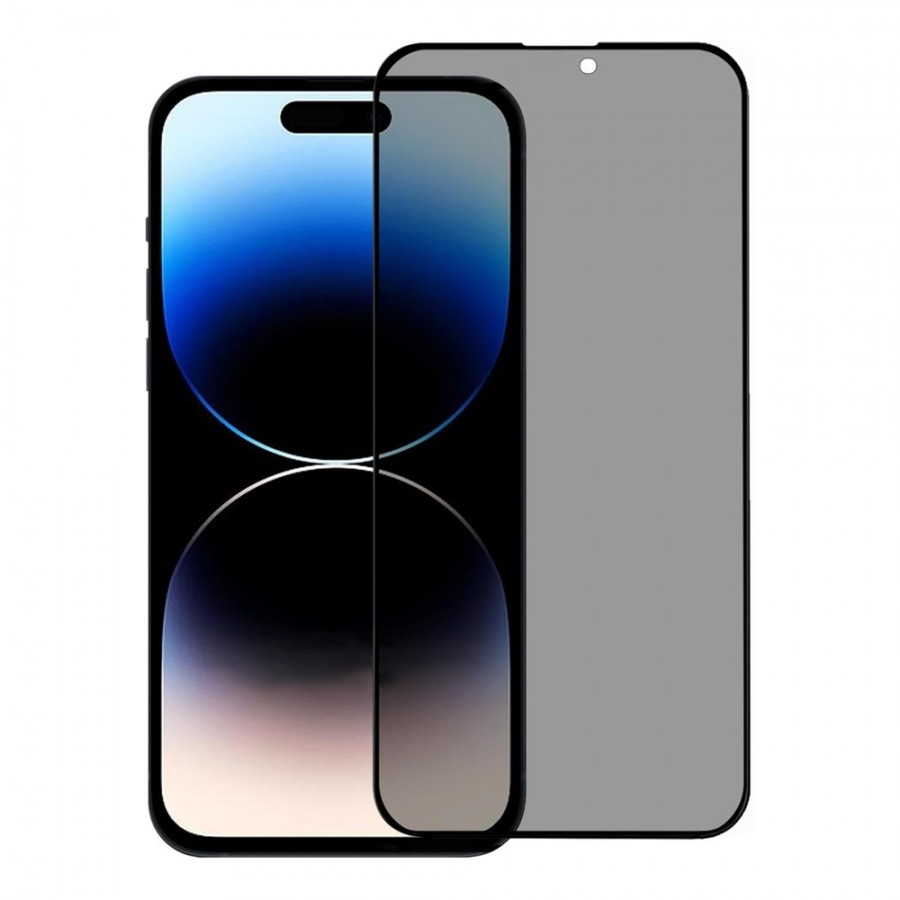 Yesido iPhone 15 Pro Premium 5D Privacy Hayalet Cam Ekran Koruyucu
